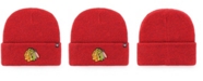 '47 Brand Men's Red Chicago Blackhawks Brain Freeze Cuffed Knit Hat
